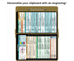 WhiteCoat Clipboard® - Tactical Brown Speech Language Pathology Edition